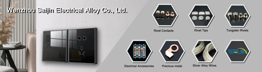 Contact Tips for Omnipotence Breakers Electrical Contact Tips for Relays Contact Point