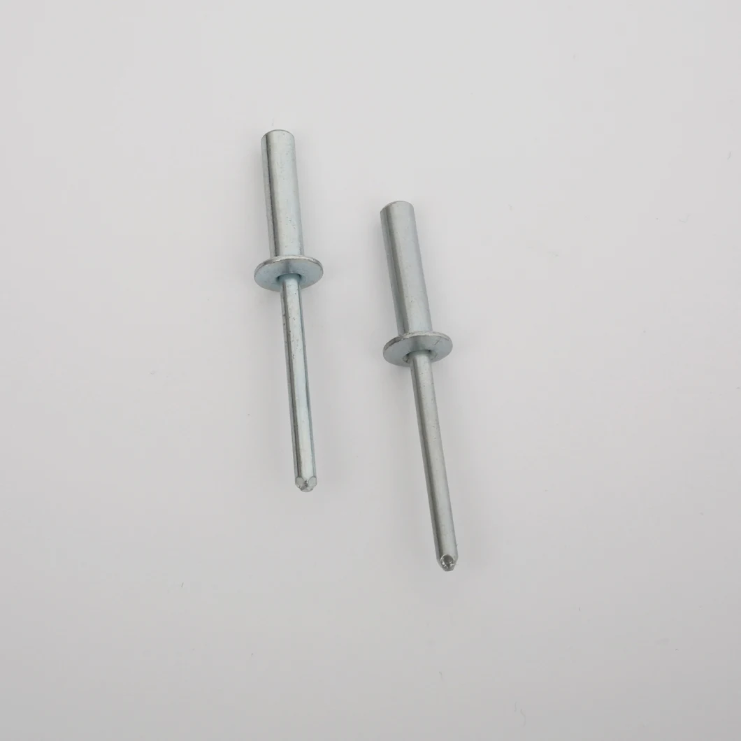 Good Price Rivet Fastener Steel Body Steel Mandrel Open End Blind Pop Rivets Contact Rivet Hollow Rivet Semi Tubular Rivets