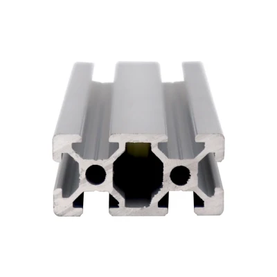Perfil de alumínio industrial prateado de liga de alumínio 6063-T5 para impressoras 3D 50-6000 mm de comprimento